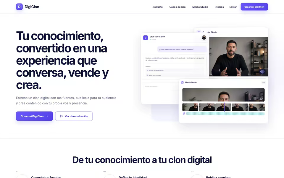 Captura del proyecto DigiClon
