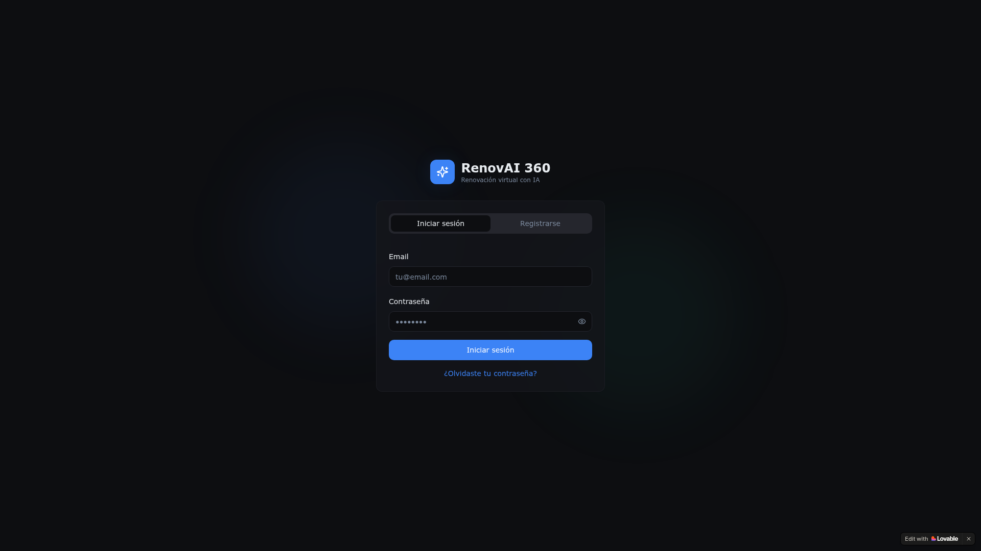 Captura del proyecto RenovAI 360